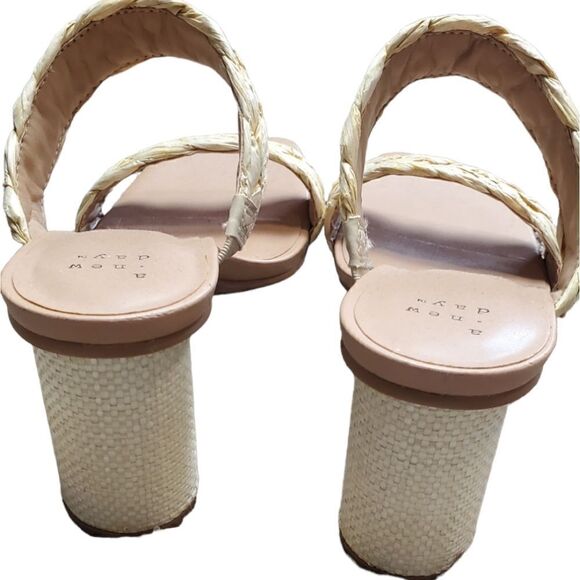 NWOB A New Day Straw Slide Sandals - Picture 4 of 5